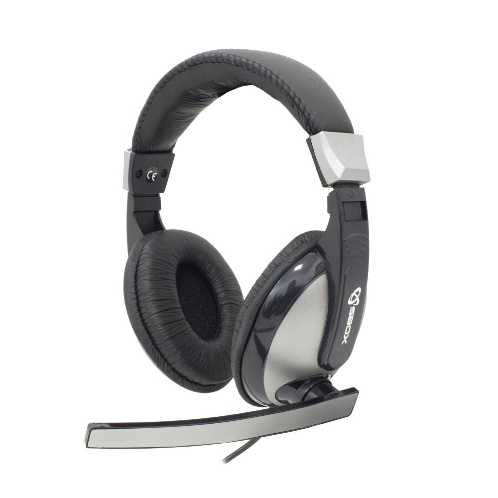 SBOX HS-302 | On-Ear Gaming Headset 3,5mm Connector | Zwart/Grijs - Matmuis - Matmuis
